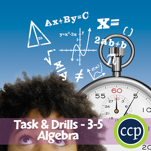 Algebra - Task & Drill Sheets Gr. 3-5