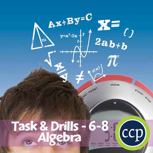 Algebra - Task & Drill Sheets Gr. 6-8