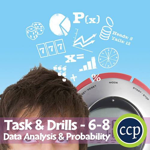 Data Analysis & Probability - Task & Drill Sheets Gr. 6-8