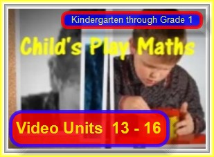 CHILD's PLAY MATHS VIDEO TUTORIALS UNITS 13 - 16 (BUNDLE)