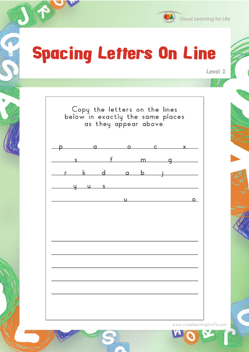 Spacing Letters on Lines