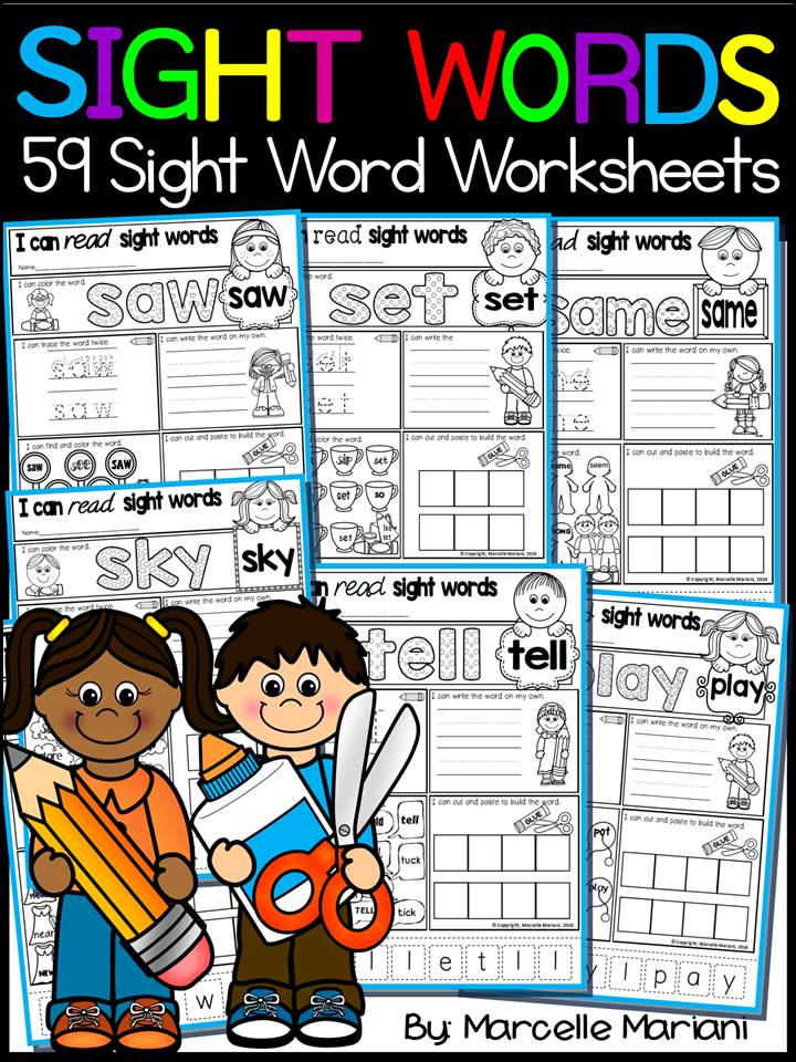 Sight Word Practice Worksheets - 59 Sight Word Practice Worksheets