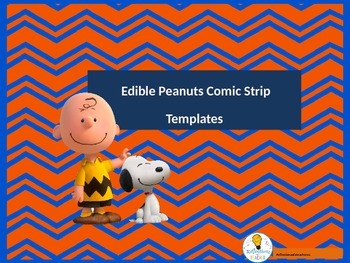 Edible Comic Strip Snoopy/Peanut Templates for Writing