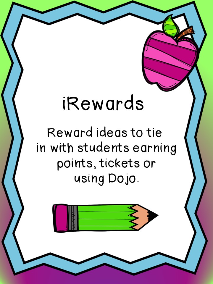 iREWARDS: Positive rewards for use with tickets or minutes