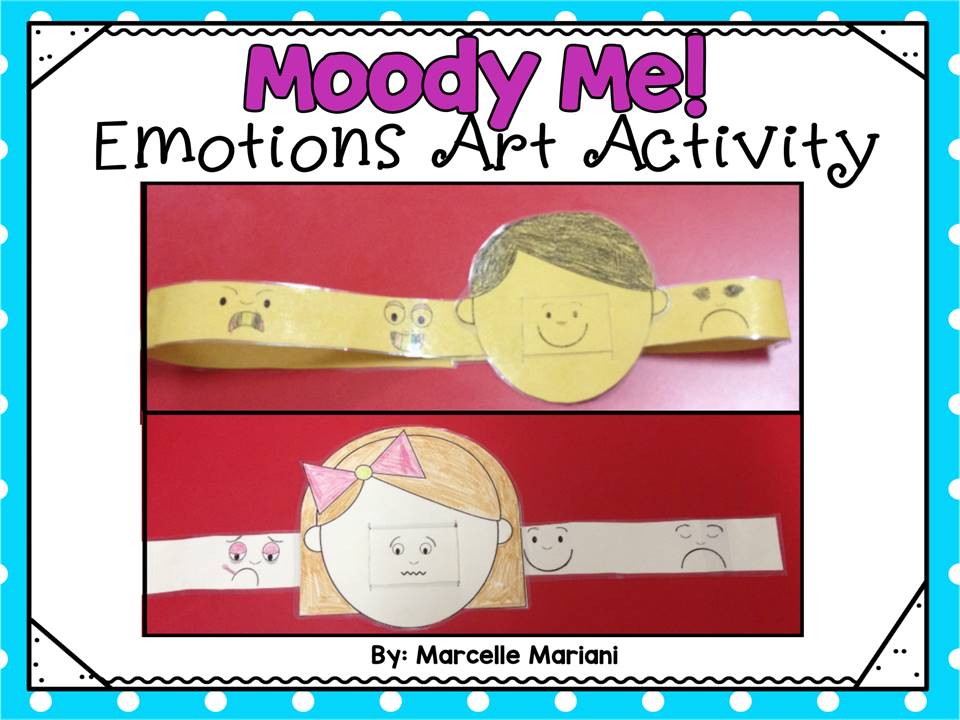 MOODY ME! A feelings and Emotions Art Activity