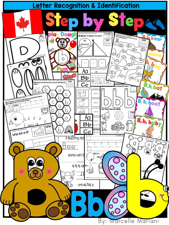 Letter of the week-LETTER B Activity PACK-letter recognition & identification