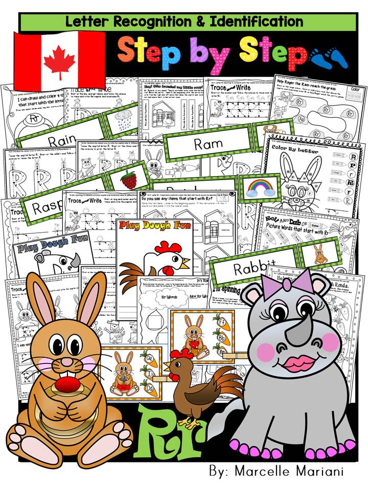 Letter of the week-LETTER R Activity PACK-letter recognition & identification