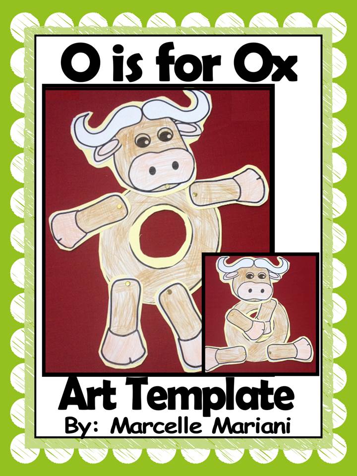 Letter of the week-Letter O-Art Activity Templates- A letter O Craftivity