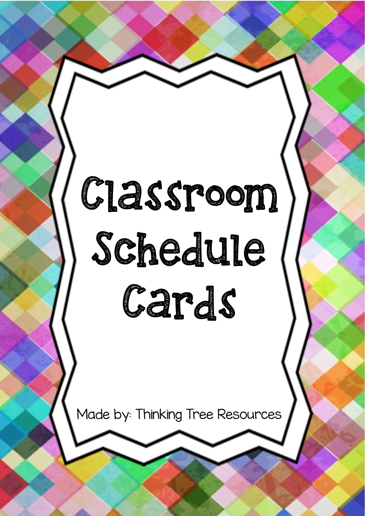 Classroom Schedule Cards