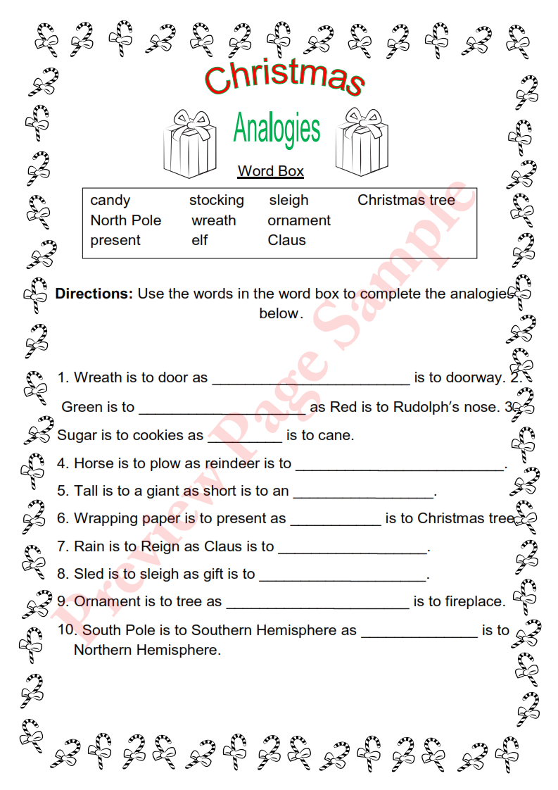 Christmas Thematic Unit - Grades 3-4 - Au Nz Uk English Version 