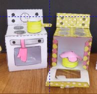 Mother's Day Crafts - Stove, Cupcake and Matching Cards
