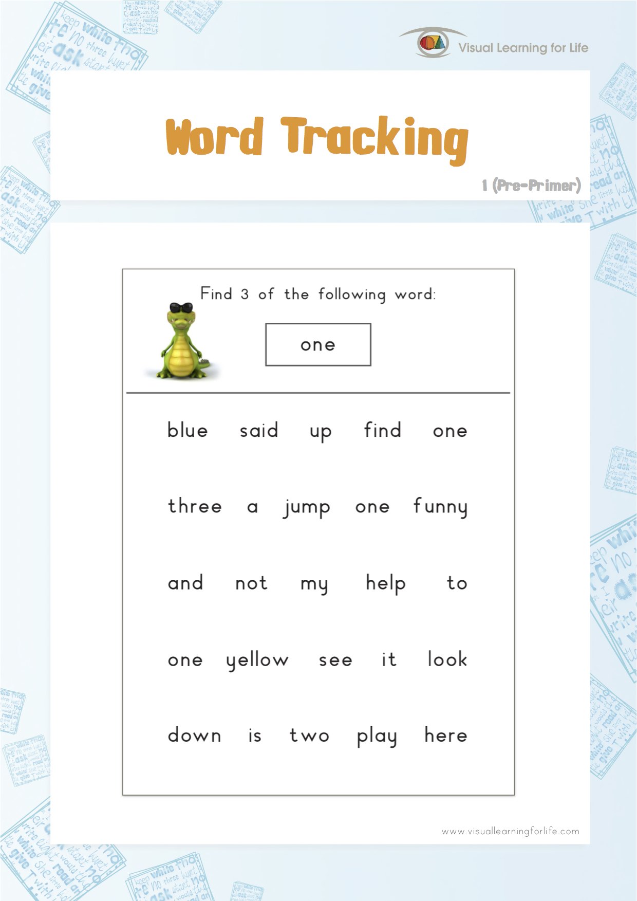 Word Tracking 1