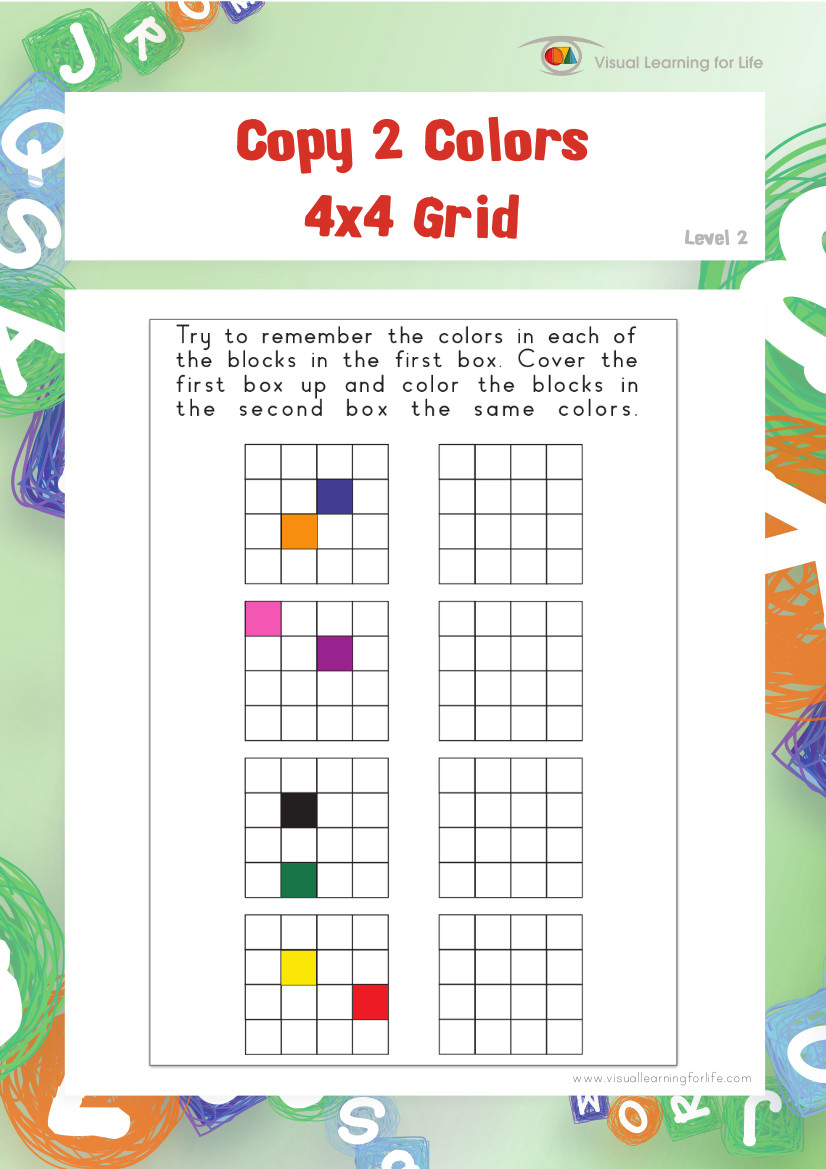 Copy 2 Colors 4x4 Grid