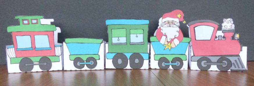 Christmas Crafts - Santa's Christmas Train