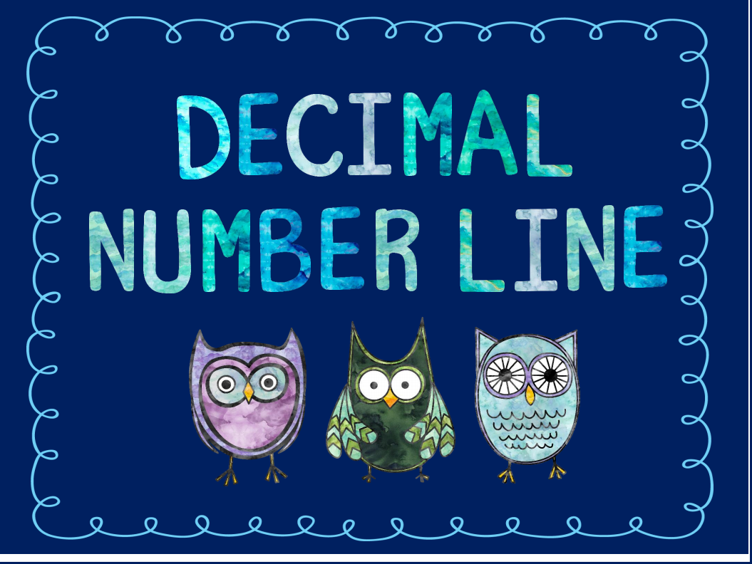 Number Line - Decimal Numbers