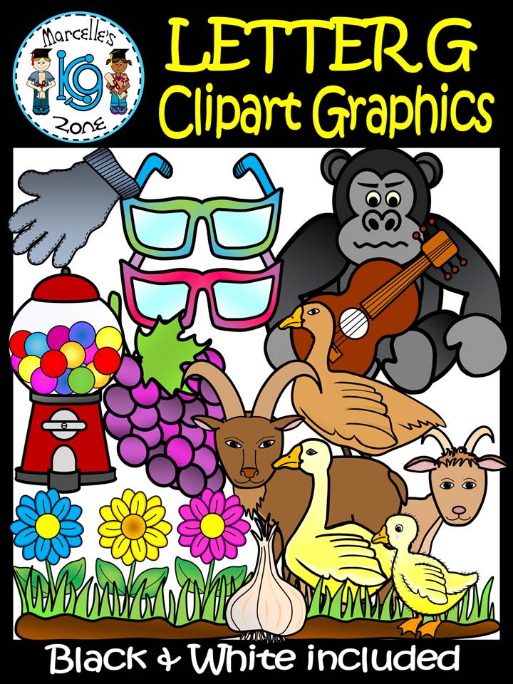 Letter G- Clipart Graphics- Commercial & Personal Use