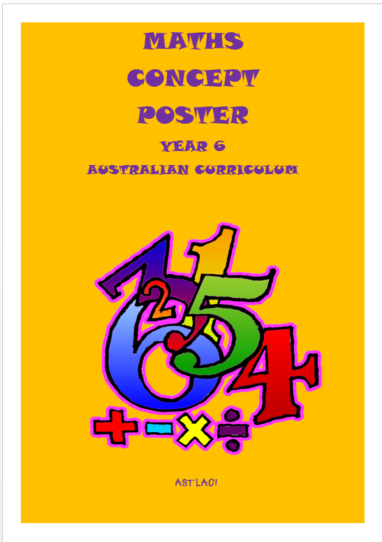 MATHS NUMBER CONCEPTS FRACTIONS AND DECIMALS -  ASSESSMENT POSTERS YEAR 6