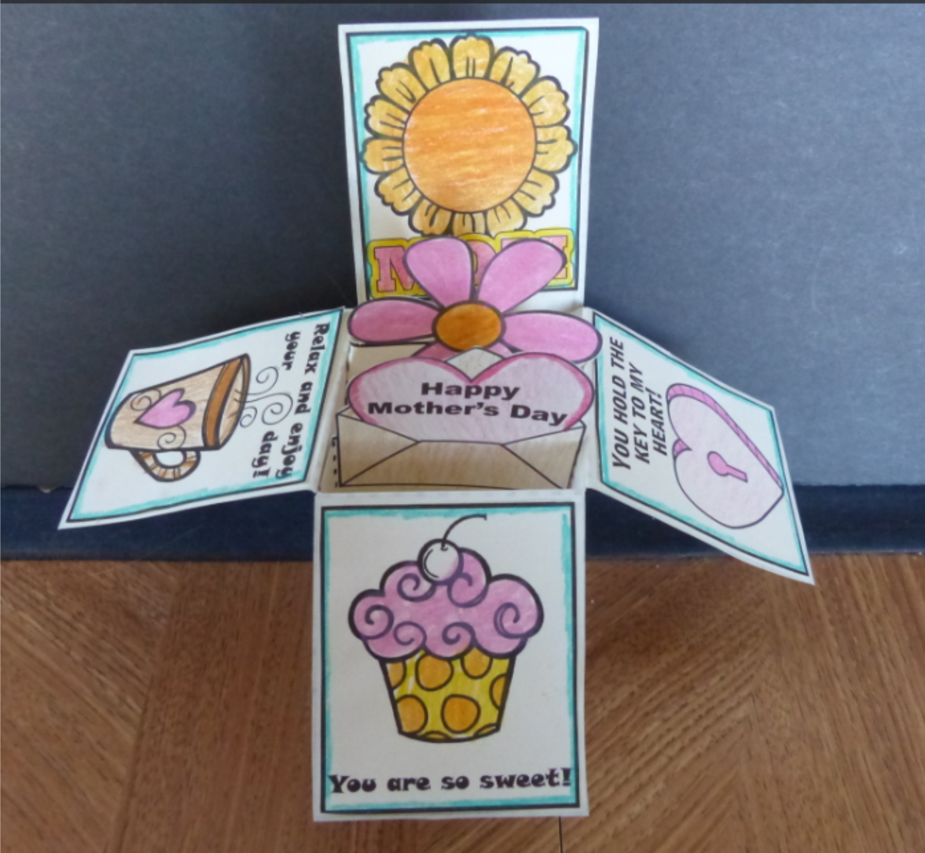Mother's Day Craft - POP-UP Card