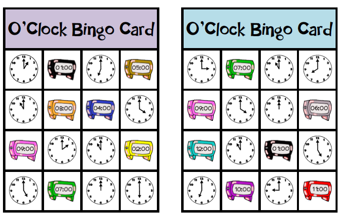 Telling the Time Bingo pack! (CCSS and Ausvels aligned)