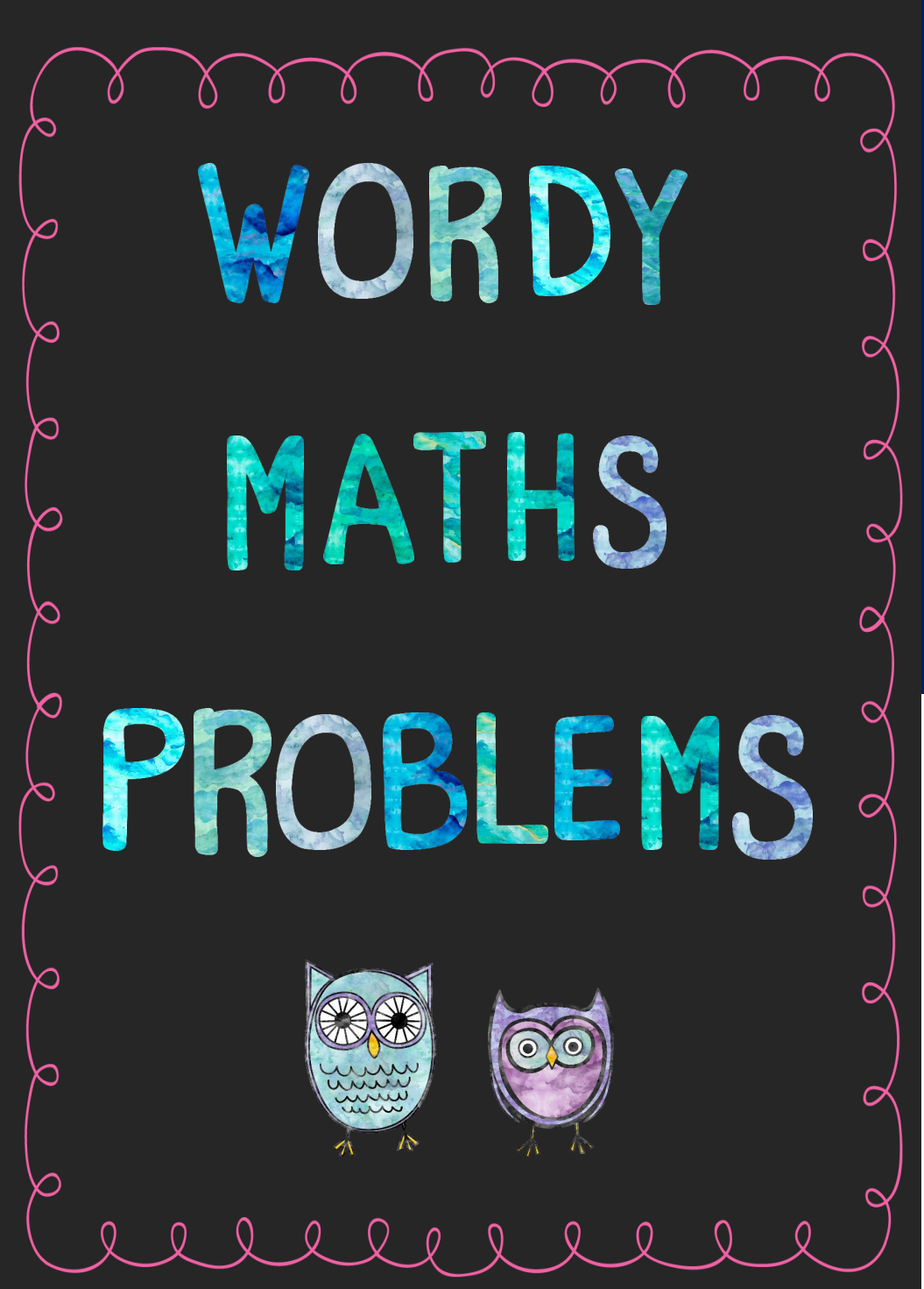 Wordy Maths Problems
