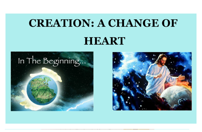 5.6 Creation: A Change of Heart Smart-board pages