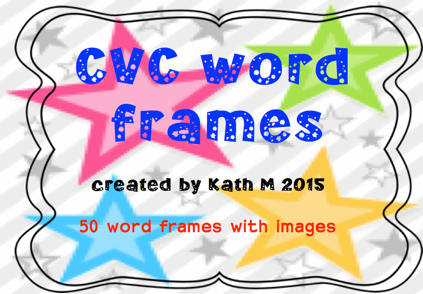 CVC Word Frames