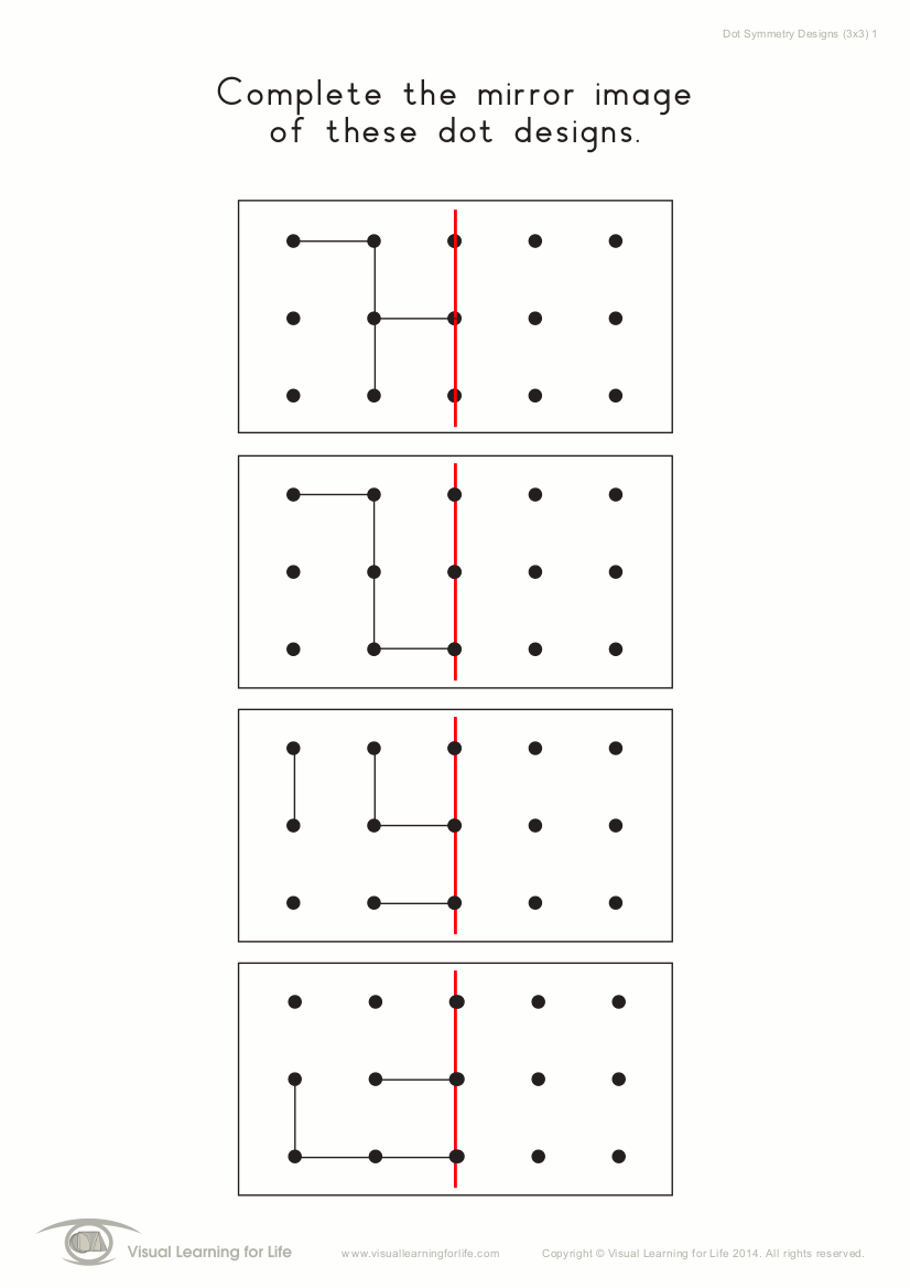 Dot Symmetry Designs (3x3)