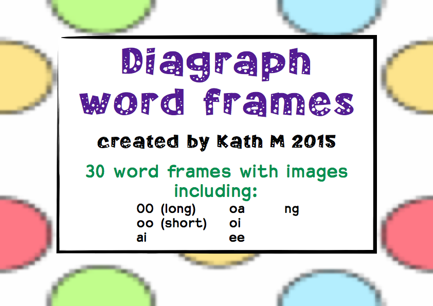 Digraph word frames