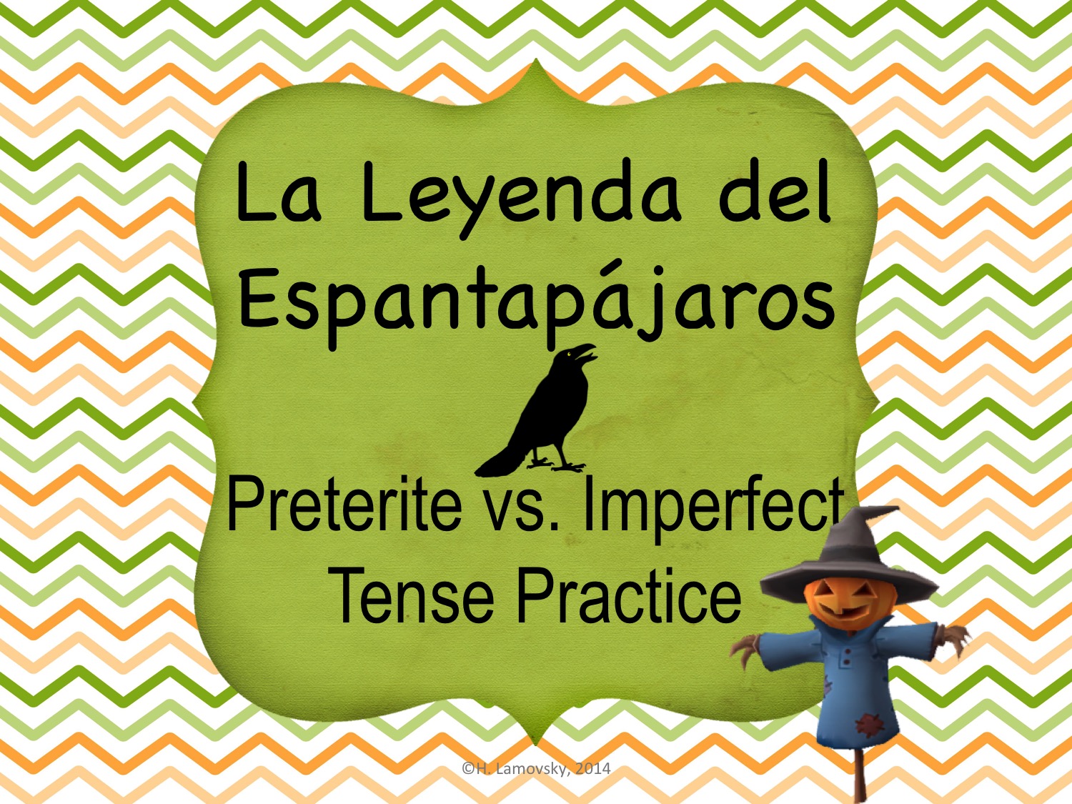 Spanish Preterite vs Imperfect:  La Leyenda del Espantapájaros
