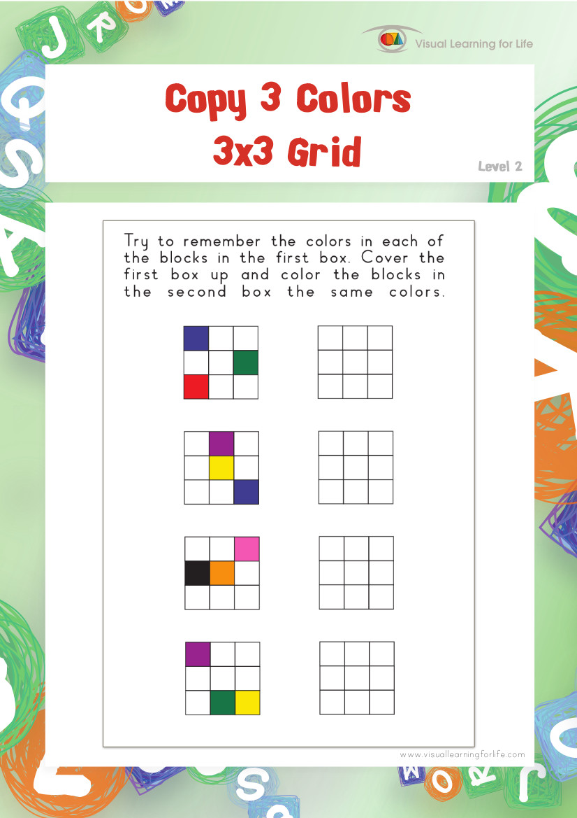 Copy 3 Colors 3x3 Grid