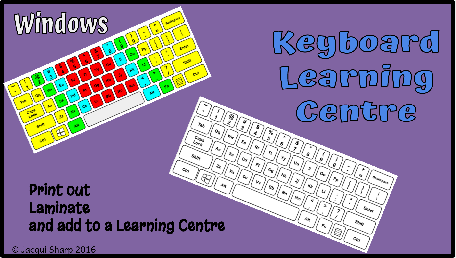 Keyboarding Skills Cards and Activities Learning Centre