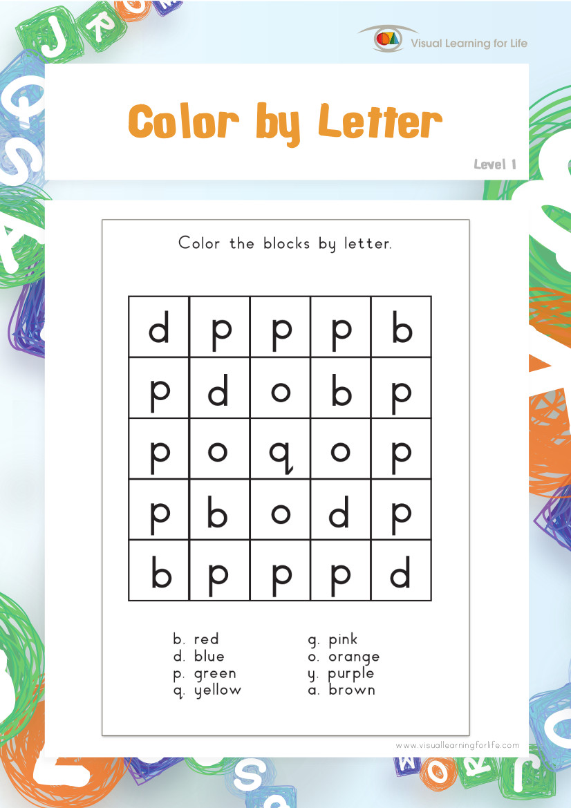 Colour by Letter