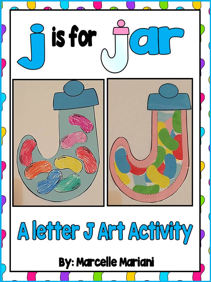 Letter of the week-Letter J-Art Activity Templates- j is for jar