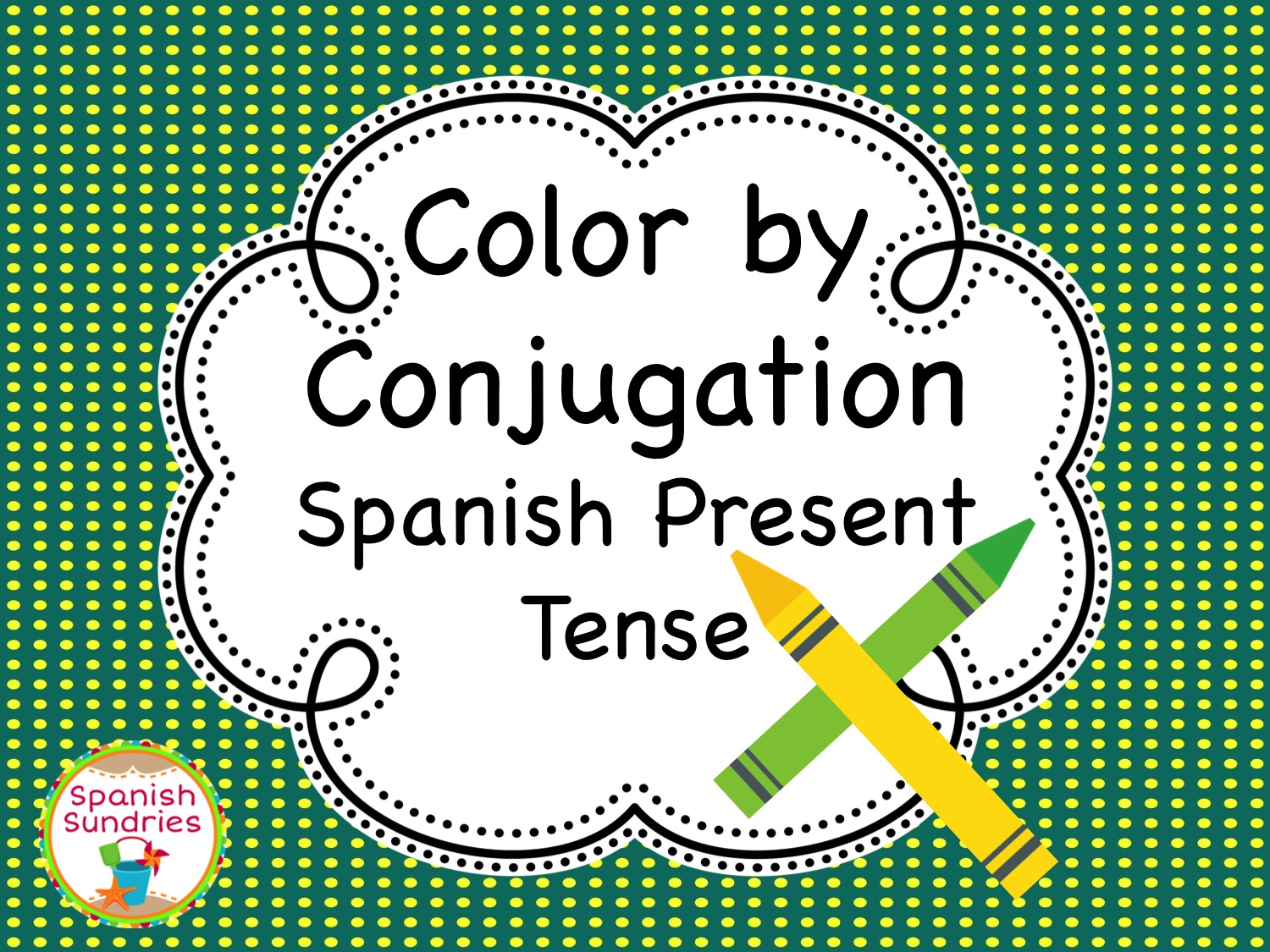 Color by Conjugation - Spanish Present Tense