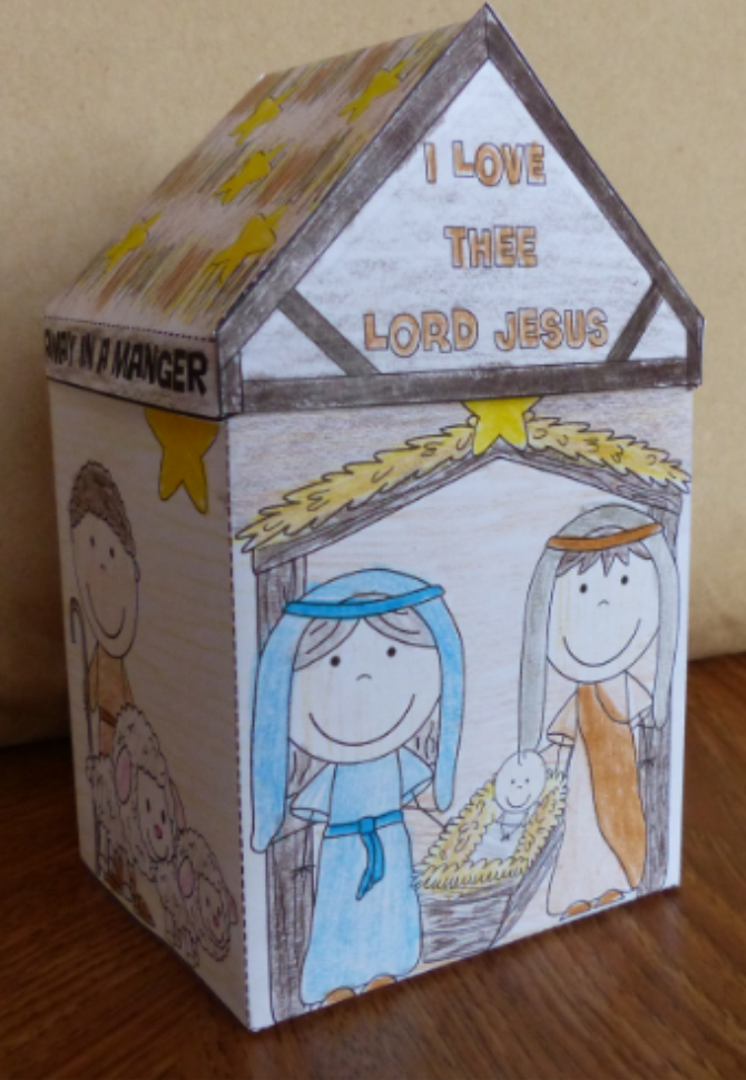 Christmas Crafts - Away in a Manger