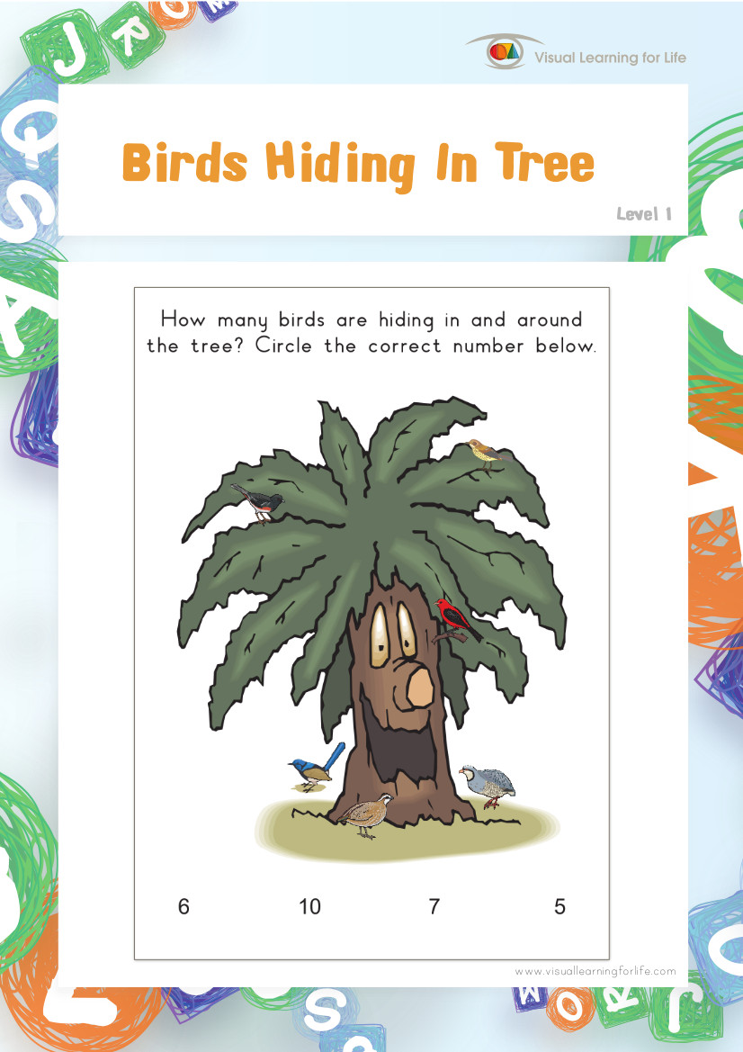 Birds Hiding in Tree