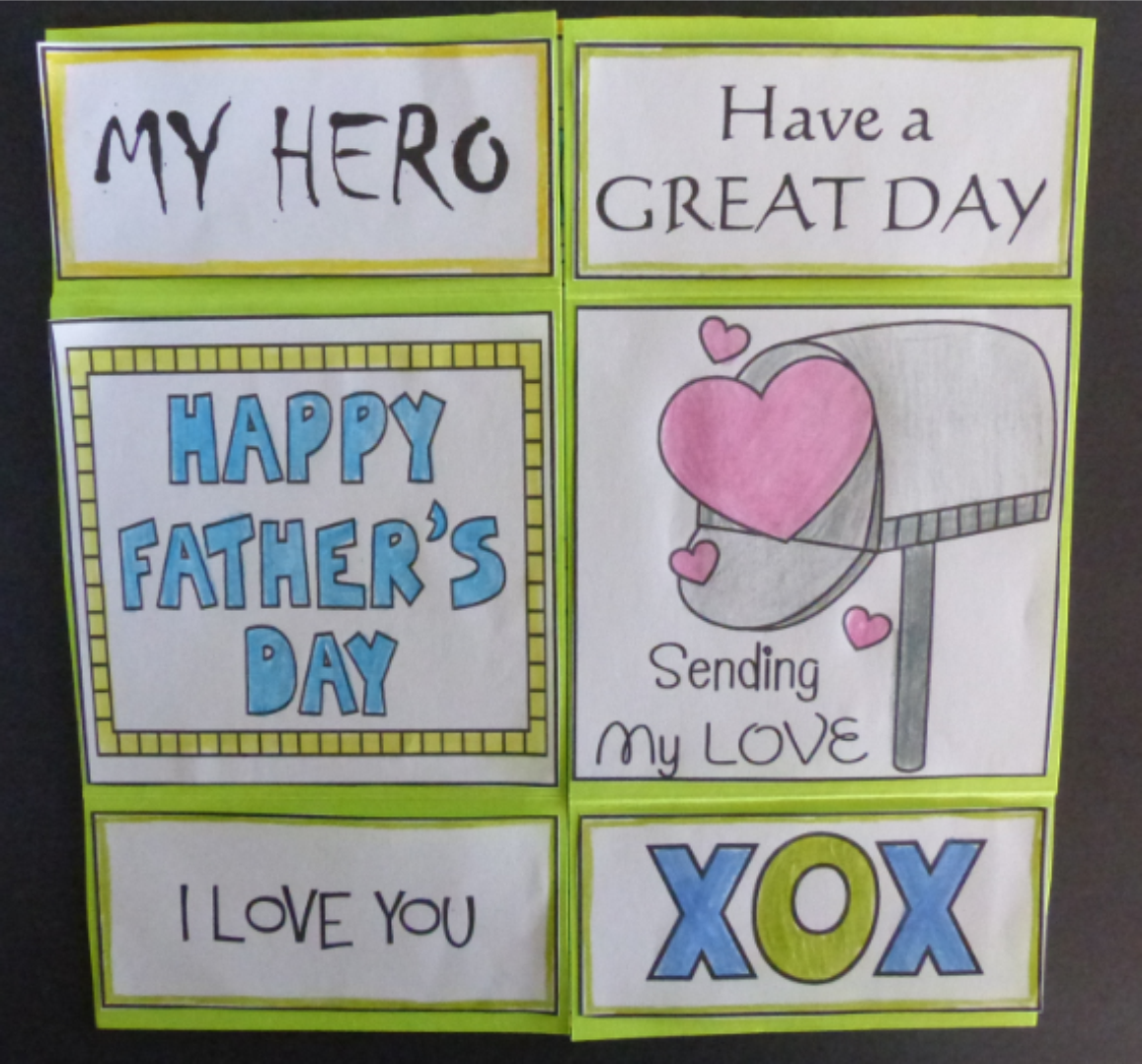 Father's Day Craft - NEVER ENDING Card