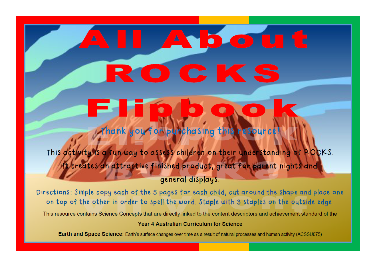 ALL ABOUT ROCKS FLIPBOOK