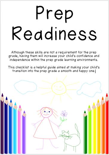 PREP READINESS AND TRANSITION STATEMENT PACK