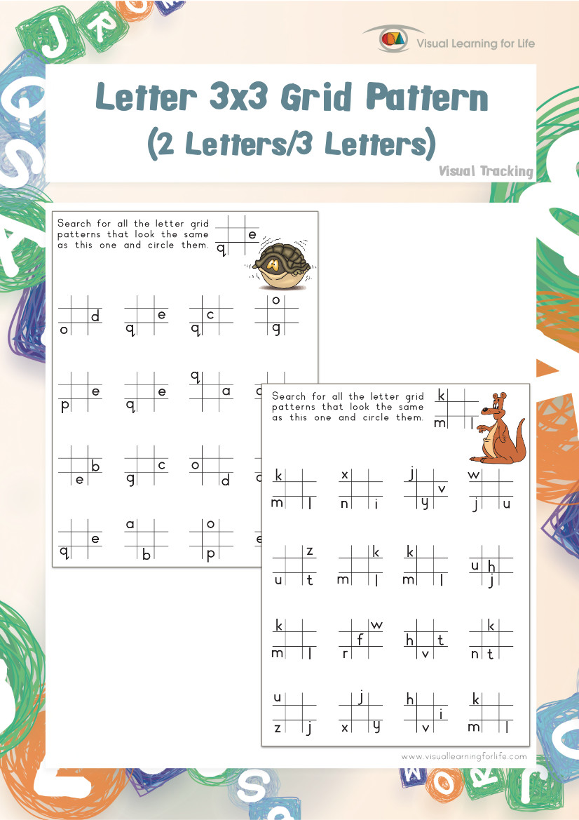 Letter Cross Pattern