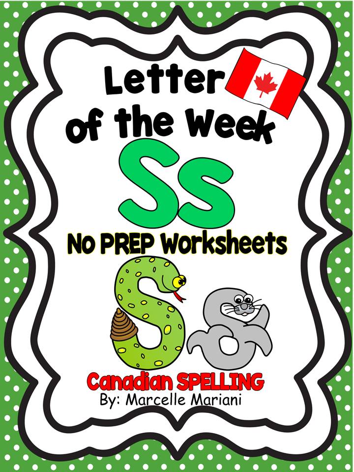 LETTER S WORKSHEETS- NO PREP WORKSHEETS AND ART ACTIVITIES