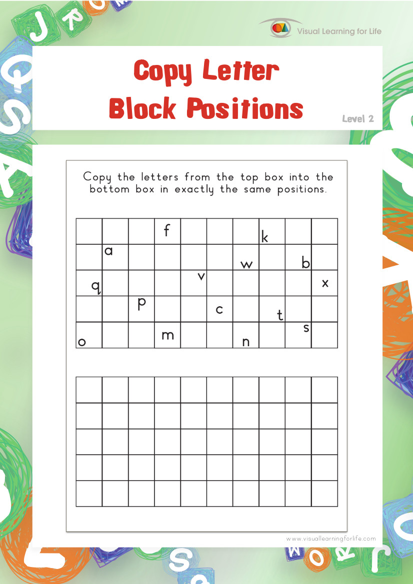 Copy Letter Block Positions