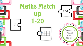 Number match puzzle 0-20