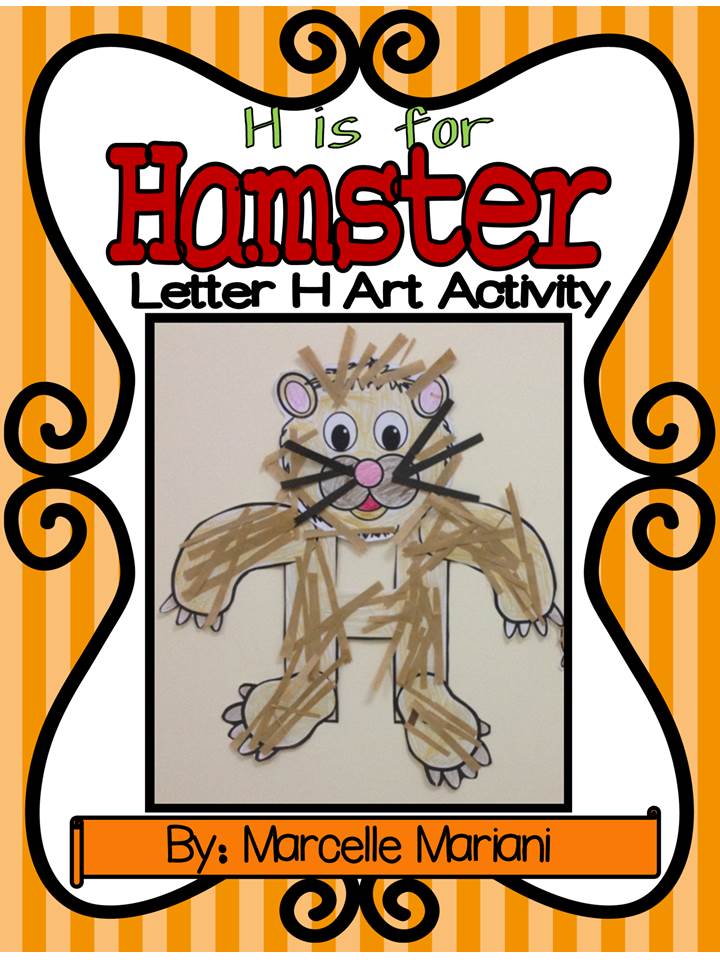 Letter of the week-Letter H-Art Activity Templates- H is for Hamster