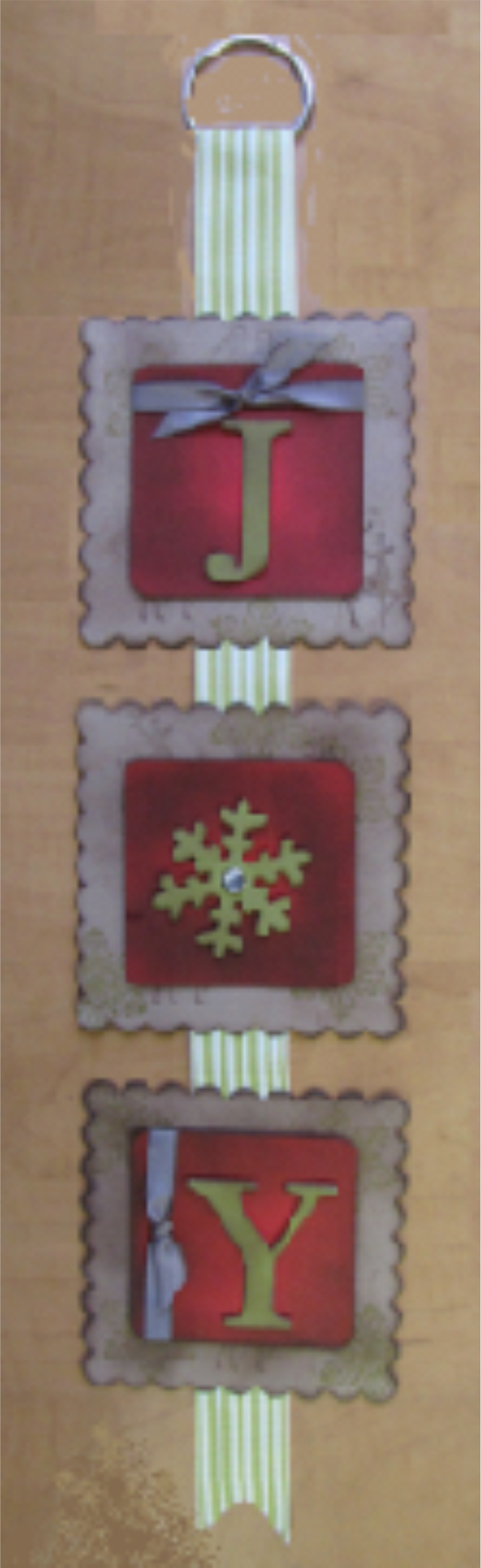 Christmas Crafts - JOY Hanging Banners