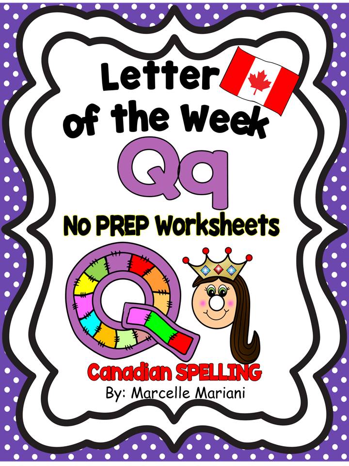 LETTER Q WORKSHEETS- NO PREP WORKSHEETS AND ART ACTIVITIES