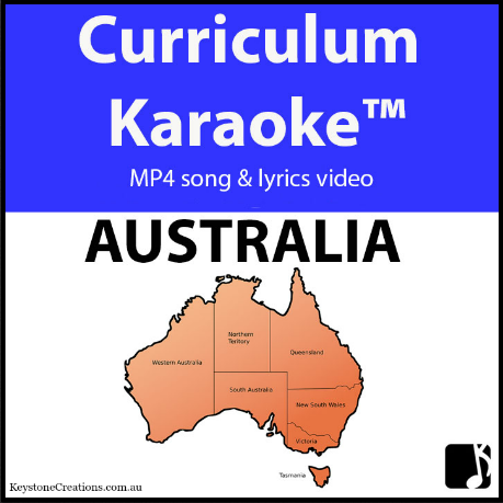 'AUSTRALIA' ~  MP4 Curriculum Karaoke™ READ, SING & LEARN important facts