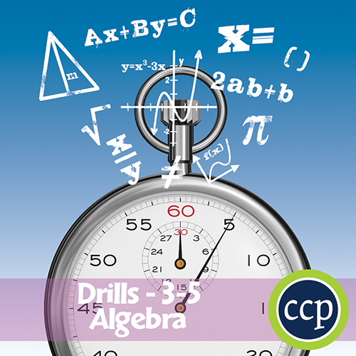 Algebra - Drill Sheets Gr. 3-5