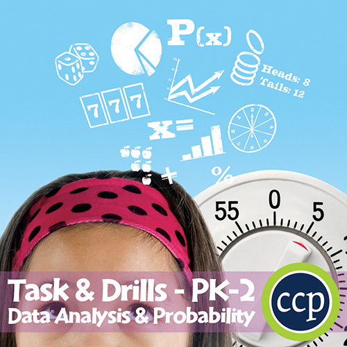 Data Analysis & Probability - Task & Drill Sheets Gr. PK-2