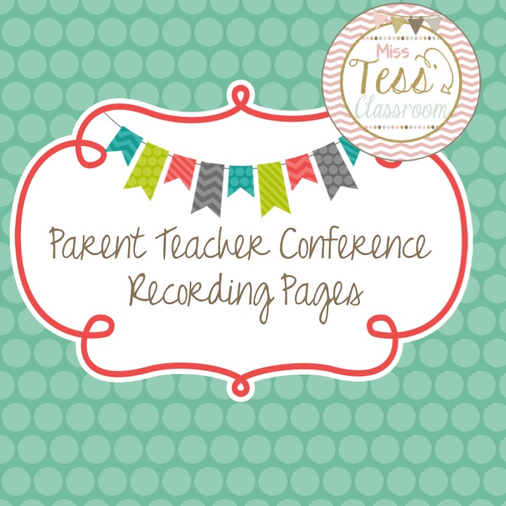 Parent Teacher Interviews Recording Sheets and Covers